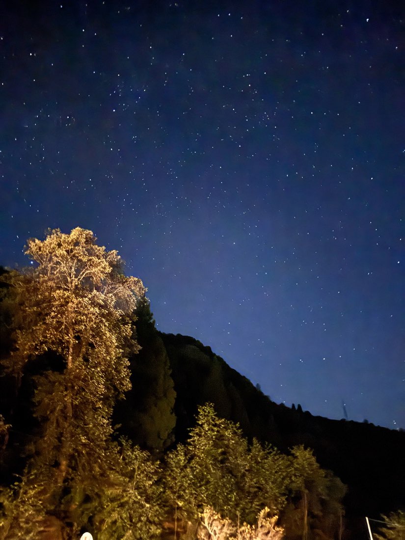 Night sky view from SamathaStay